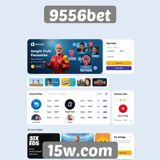 Navegação e usabilidade do site 9556bet